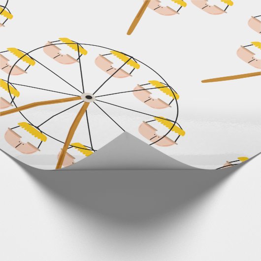 Carnival Ferris Wheel Cadeaupapier (Hoek)