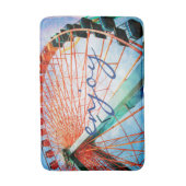 Carnival Ferris Wheel Foto geniet van offerte Badmat (Voorkant Verticaal)