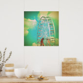  carnival Ferris Wheel Foto - Poster (Keuken)