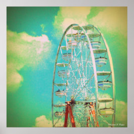 carnival Ferris Wheel Foto - Poster