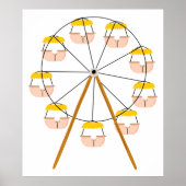 Carnival Ferris Wheel Poster (Voorkant)