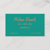 Carnival Ferris Wheel Visitekaartjes (Achterkant)