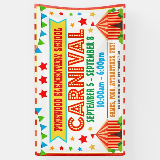 Carnival Festival Banner (Verticaal)
