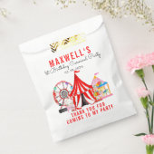 Carnival Festival Circus Show Dank je verjaardag Bedankzakje (Gezegeld)