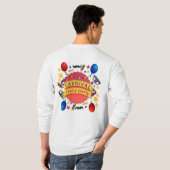 Carnival Festival Theme Design T-Shirt (Achterkant volledig)