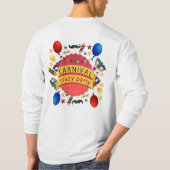 Carnival Festival Theme Design T-Shirt (Achterkant)