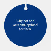 Carnival Funnel Cake - Doughnut Treat - Jouw tekst Metalen Ornament (Achterkant)