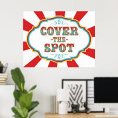 Carnival Game Sign. Hoesje Spot Poster (Thuiskantoor)