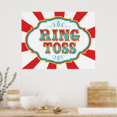 Carnival Game Sign Ring Toss Poster (Keuken)