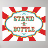 Carnival Game stand a Bottle Poster (Voorkant)