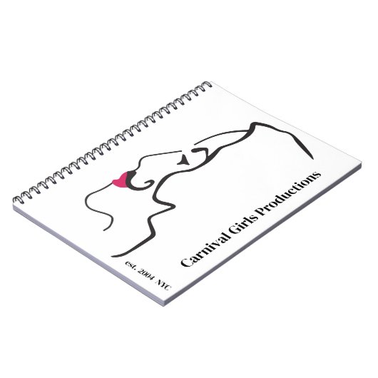 Carnival Girls Productions Silouhette Notitieboek (Linkerzijde)