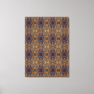 Carnival Glas Gras Met Oranje Mal Schimmel betegel Canvas Afdruk