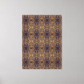 Carnival Glass Grass With Orange Mold Fungus tiled Canvas Afdruk (Voorkant)