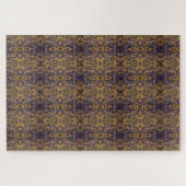 Carnival Glass Grass With Orange Mold Fungus tiled Legpuzzel (Horizontaal)