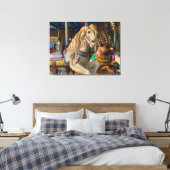 Carnival Happy Horse Canvas Afdruk (Insitu (Slaapkamer))