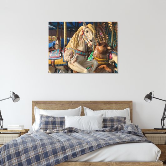 Carnival Happy Horse Canvas Afdruk (Insitu (Slaapkamer))
