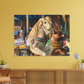 Carnival Happy Horse Canvas Afdruk (Insitu (Woonkamer))