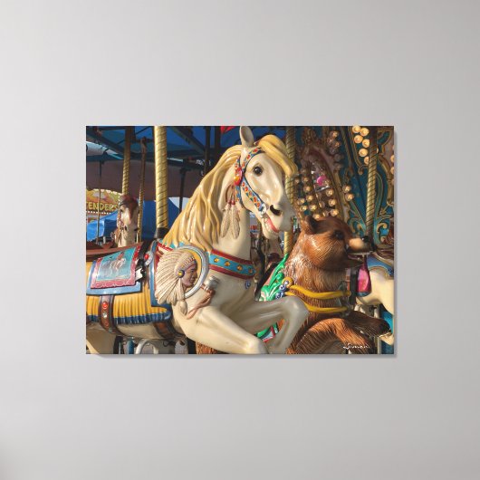 Carnival Happy Horse Canvas Afdruk (Voorkant)
