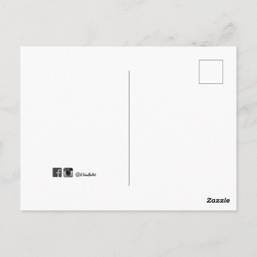 _CarnivaL Hero PaNda_ Briefkaart (Achterkant)