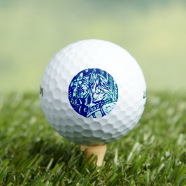 Carnival Horse Blues Golfballen