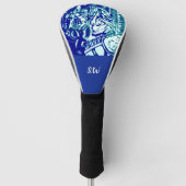 Carnival Horse Blues Golfheadcover (Voorkant)