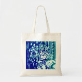 Carnival Horse Blues Tote Bag (Voorkant)