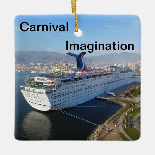 Carnival Imagination Cruise Ship Ornament (Voorkant)