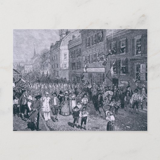 Carnival in Philadelphia Briefkaart (Voorkant)