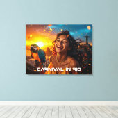 CARNIVAL IN RIO CANVAS AFDRUK (Insitu (Houten vloer))
