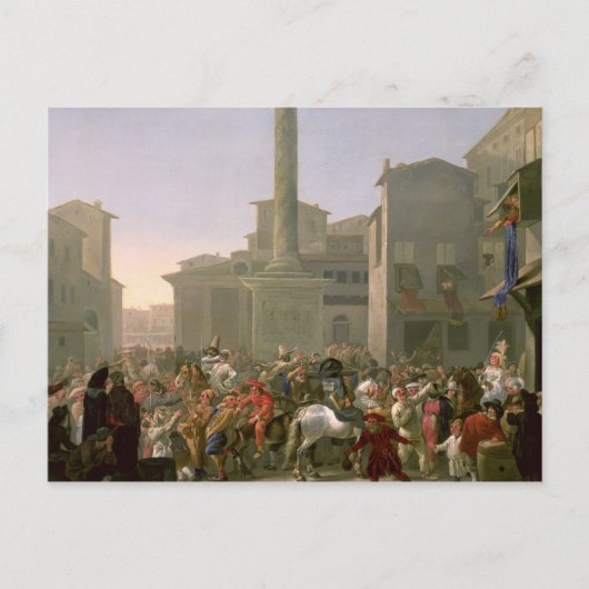 Carnival in Rome, c.1650-51 Briefkaart (Voorkant)