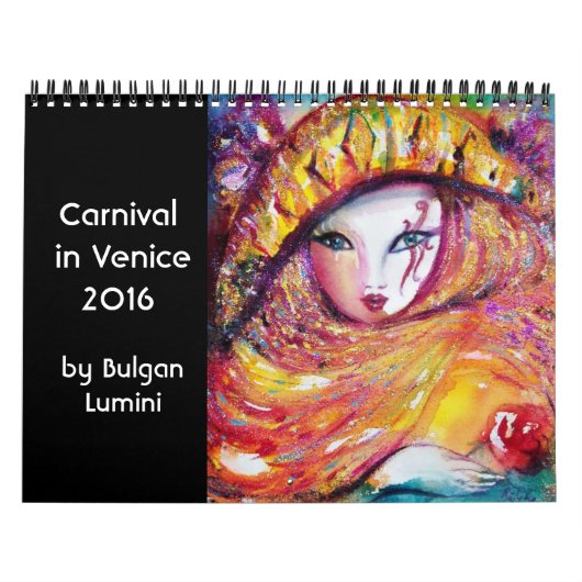 Carnival in Venetië 2016 /Dance,Music,Theater Kalender (Hoes)