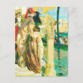 Carnival in Venetië, Lucien Simon Briefkaart (Voorkant)