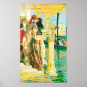 Carnival in Venetië, Lucien Simon Poster (Voorkant)