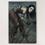 Carnival Jester Puzzle  Legpuzzel<br><div class="desc">Gothic Carnival Jester Performing Acrobatics on stilts</div>