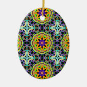 Carnival Kaleidoscope Keramisch Ornament (Voorkant)