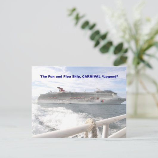 Carnival Legend d Briefkaart (Staand voorkant)