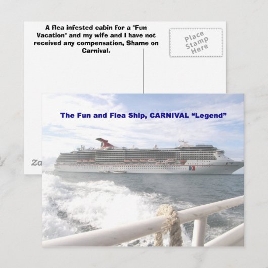 Carnival Legend d Briefkaart (Voorkant / Achterkant)