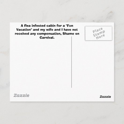 Carnival Legend d Briefkaart (Achterkant)