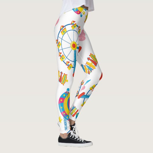 Carnival Lights: Ferris Wheel Print Leggings (Rechts)