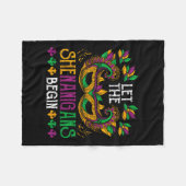 Carnival Lover Gift Idea Celebration Mardi Gras Fleece Deken (Voorkant (Horizontaal))