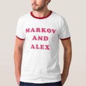 Carnival Magic MST3K Shirt, "Markov and Alex" T-shirt (Voorkant)