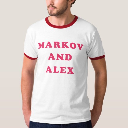 Carnival Magic MST3K Shirt, "Markov and Alex" T-shirt (Voorkant)