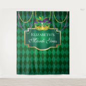 Carnival Mardi Gras Backdrop banner party Wandkleed (Voorkant)