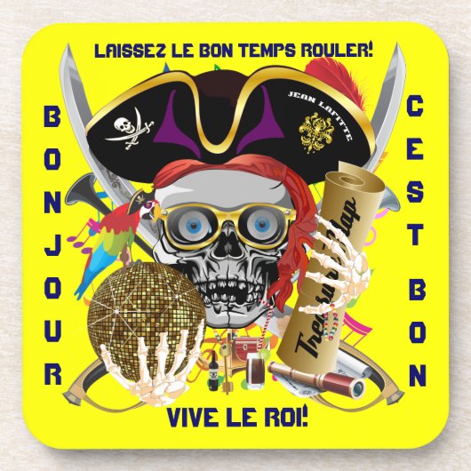 Carnival Mardi Gras Event Please Uitzicht Notes Onderzetter (Voorkant)