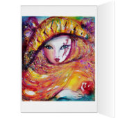 CARNIVAL MASK IN GEEL MET RODE ROSE ROSE (Binnen (Links))