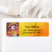 CARNIVAL MASK IN GEEL MET RODE ROSE ROSE ETIKET (Insitu)