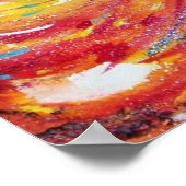 CARNIVAL MASK IN GEEL MET RODE ROSE ROSE POSTER (Hoek)