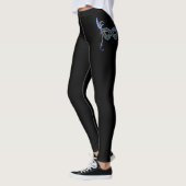 Carnival Masker ~ Black ~ Blue Feathers ~ Leggings (Links)