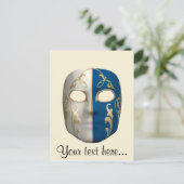Carnival Masker Briefkaart (Staand voorkant)