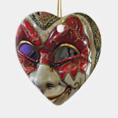 Carnival Maskerontwerp Keramisch Ornament (Rechts)